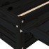 Jardinera con tapa plegable madera maciza de pino