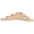 Jardinera de 4 niveles madera maciza de pino 106x104,5x36