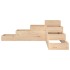 Jardinera de 4 niveles madera maciza de pino 106x104,5x36