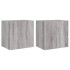 Muebles de TV de pared 2 uds madera gris Sonoma 40,5x30x40