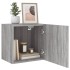 Muebles de TV de pared 2 uds madera gris Sonoma 40,5x30x40
