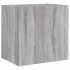 Muebles de TV de pared 2 uds madera gris Sonoma 40,5x30x40