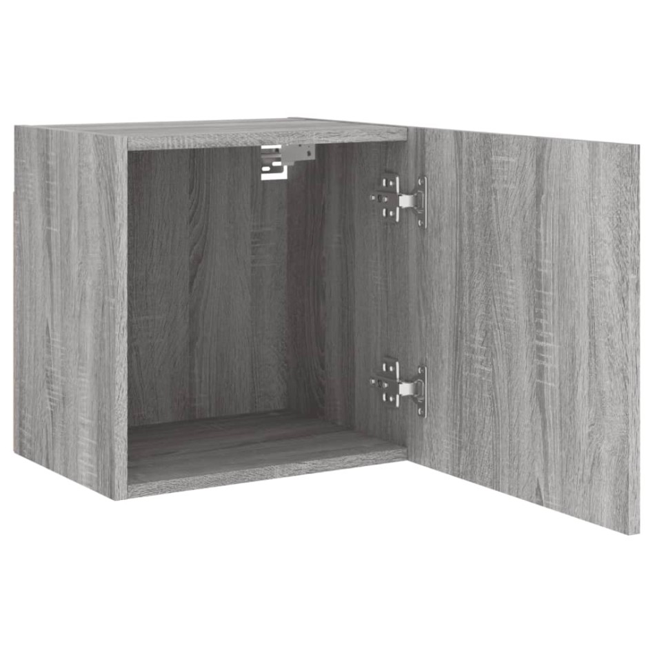 Muebles de TV de pared 2 uds madera gris Sonoma 40,5x30x40