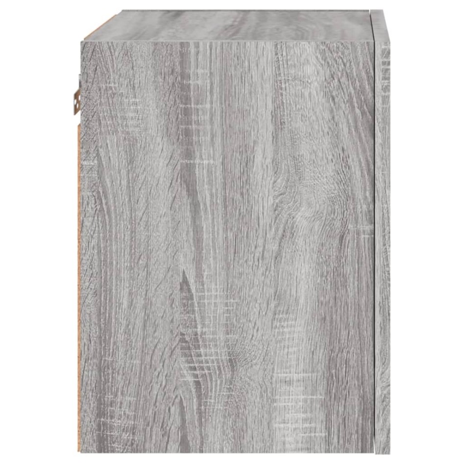 Muebles de TV de pared 2 uds madera gris Sonoma 40,5x30x40
