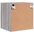 Muebles de TV de pared 2 uds madera gris Sonoma 40,5x30x40