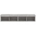 Muebles de TV con luces LED 2 uds gris hormigón 80x30x30