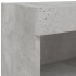 Muebles de TV con luces LED 2 uds gris hormigón 80x30x30