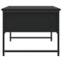 Mesa de centro madera de ingeniería negro 101x49x39,5