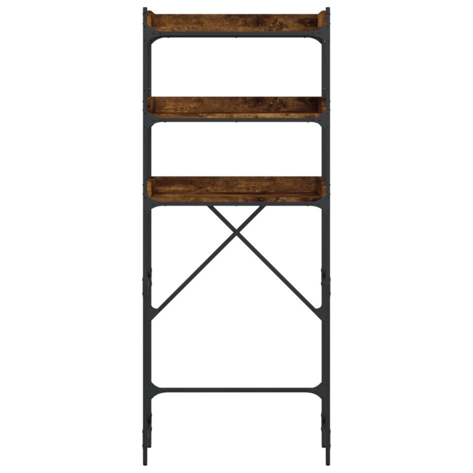 Estantería lavadora madera ingeniería roble humo 67x25x163