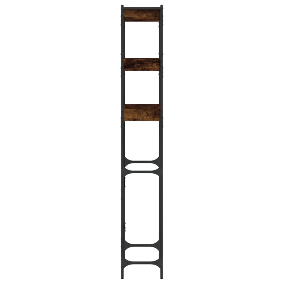 Estantería lavadora madera ingeniería roble humo 67x25x163
