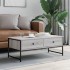 Mesa de centro madera de ingeniería gris Sonoma 101x49x39,5