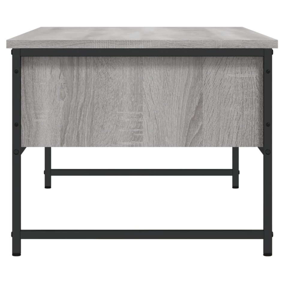 Mesa de centro madera de ingeniería gris Sonoma 101x49x39,5