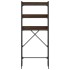 Estantería lavadora madera ingeniería roble marrón 67x25x163