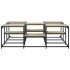 Mesa de centro madera de ingeniería roble Sonoma 121x121x40