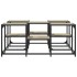 Mesa de centro madera de ingeniería roble Sonoma 91x91x40