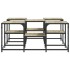 Mesa de centro madera de ingeniería roble Sonoma 91x91x40