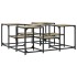 Mesa de centro madera de ingeniería roble Sonoma 91x91x40