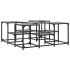 Mesa de centro madera de ingeniería gris Sonoma 91x91x40