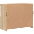 Aparador con luces LED roble Sonoma 81x37x67