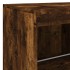 Aparador con luces LED roble ahumado 81x37x67