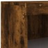 Aparador con luces LED roble ahumado 60,5x37x100