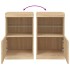 Aparador con luces LED roble Sonoma 41x37x67