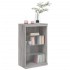 Aparador con luces LED gris Sonoma 60,5x37x100
