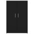 Mueble zapatero madera de ingeniería negro 60x35x92
