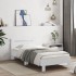 Cama con cabecero madera de ingeniería blanca 90x190