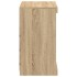 Aparador con luces LED roble Sonoma 60,5x37x67