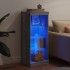 Aparador con luces LED gris Sonoma 41x37x100