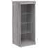 Aparador con luces LED gris Sonoma 41x37x100