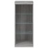 Aparador con luces LED gris Sonoma 41x37x100