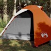 Tienda de campaña iglú para 2 personas impermeable gris naranja