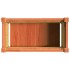 Jardineras de exterior 2 uds madera maciza de pino marrón