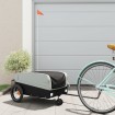 Remolque para bicicleta hierro negro y gris 30 kg