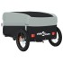 Remolque para bicicleta hierro negro y gris 30