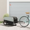 Remolque para bicicleta hierro negro y gris 45 kg