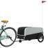Remolque para bicicleta hierro negro y gris 45