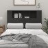 Mueble cabecero negro 120x18,5x102,5