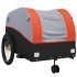 Remolque para bicicleta hierro negro y naranja 45
