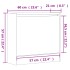 Zapatero de madera de ingeniería marrón roble 60x21x57
