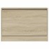 Zapatero de madera de ingeniería roble Sonoma 80x21x57