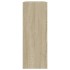 Zapatero de madera de ingeniería roble Sonoma 80x21x57