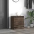 Zapatero de madera de ingeniería marrón roble 60x34x63,5