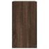 Zapatero de madera de ingeniería marrón roble 60x34x63,5