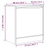 Zapatero de madera de ingeniería marrón roble 60x34x63,5