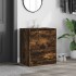 Zapatero de madera de ingeniería roble ahumado 60x42x69