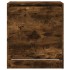 Zapatero de madera de ingeniería roble ahumado 60x42x69
