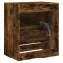 Zapatero de madera de ingeniería roble ahumado 60x42x69
